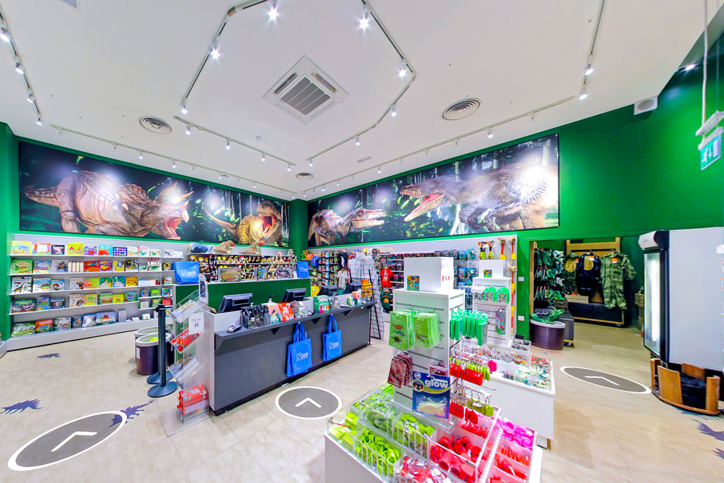 Natural History Museum's Dinostore laser scan survey area