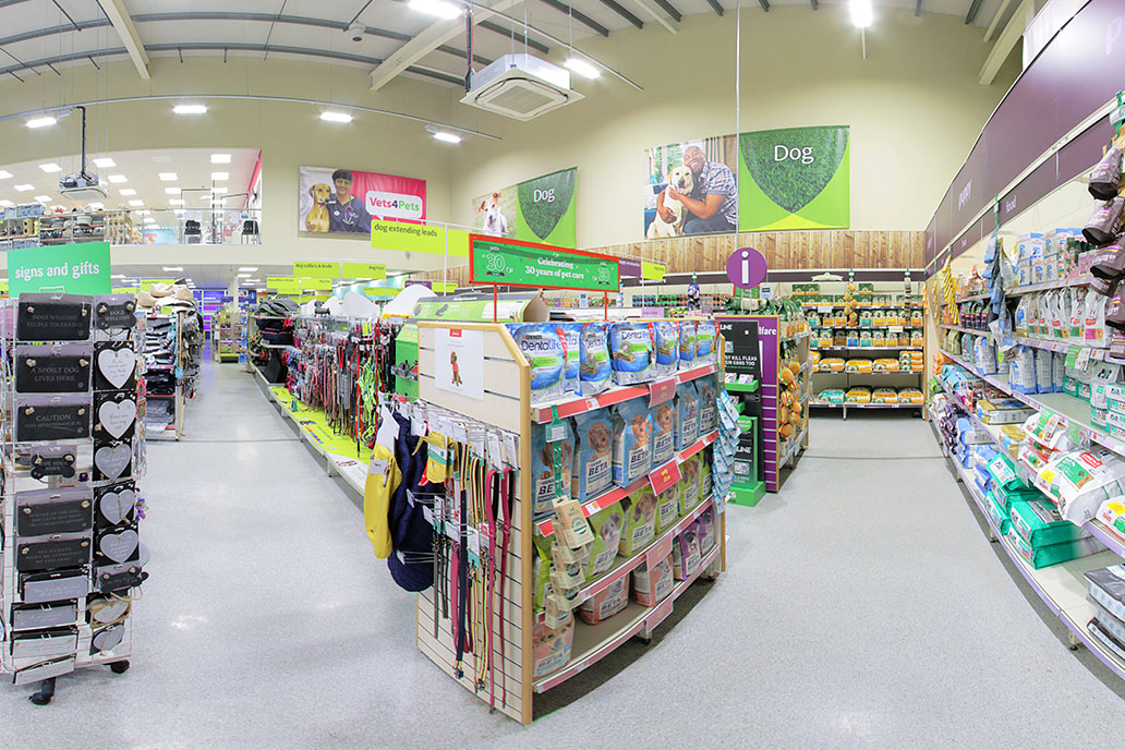 Pets at Home StoreView used to validate store selection