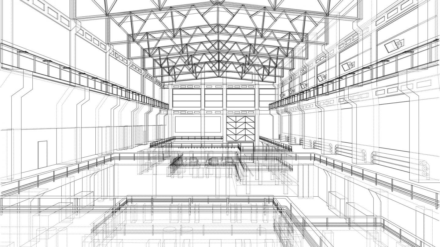 As built survey drawing