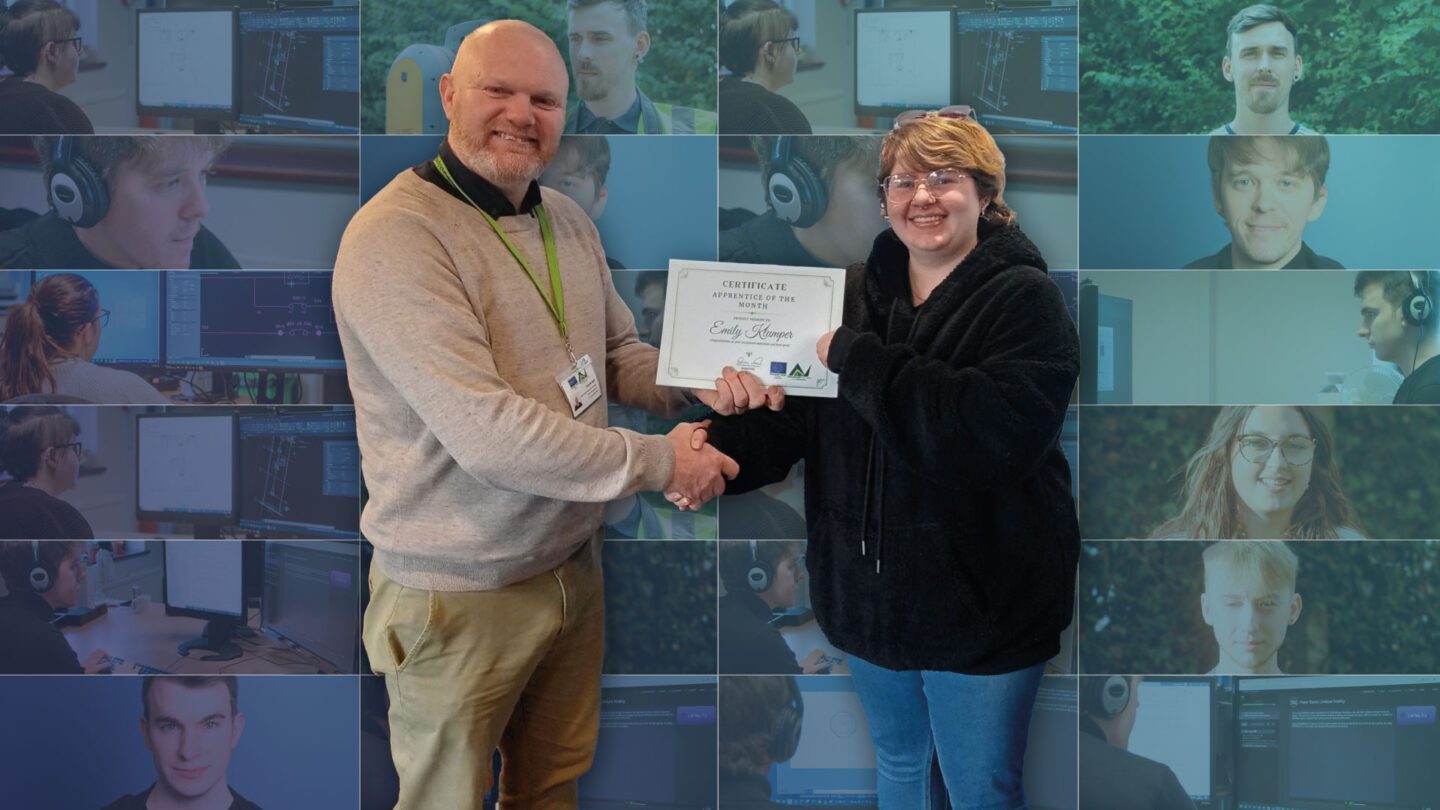 CADS' award winning apprentice Emily Klumper