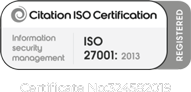 Citation ISO27001 Certificate